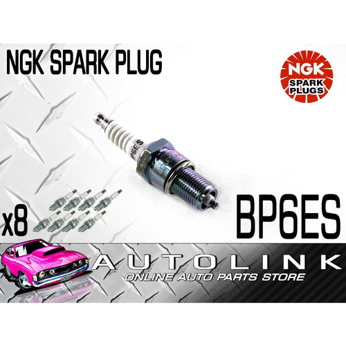 NGK BP6ES SPARK PLUGS WORLD LEADER IN SPARK PLUG x8