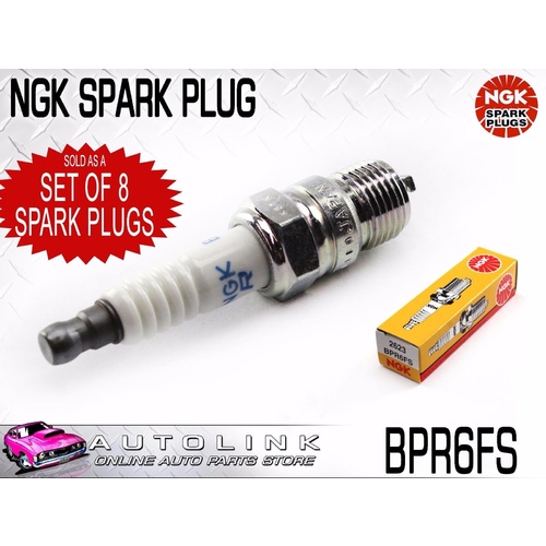 NGK BPR6FS Spark Plugs for Ford F100 F150 F250 F350 V8 Models 1978-1987 x8