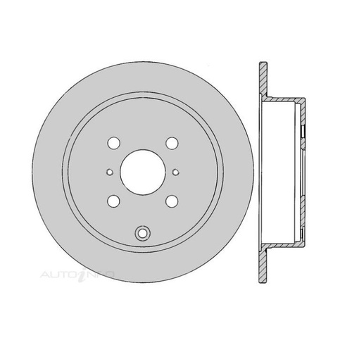 IBS BR713 REAR DISC ROTOR FOR TOYOTA COROLLA ZZE122 JAPANESE BUILD x1