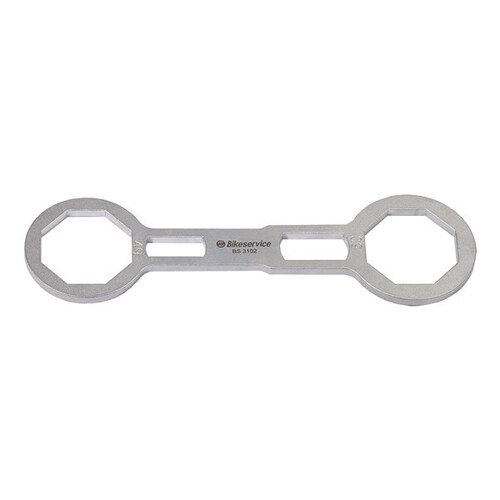 BIKESERVICE STEERING STEM & FRONT FORK CAP WRENCH 49 & 50mm ( BS3102 )