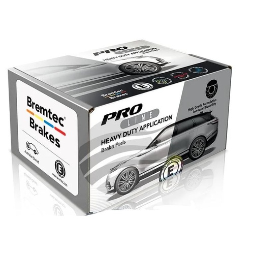 Bremtec BT004PRO Front Heavy Duty Brake Pads for Holden & Toyota Models - DB308