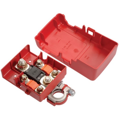 PROJECTA BT950-P1 FUSED POSITIVE BATTERY DISTRIBUTION TERMINAL RED WITH COVER