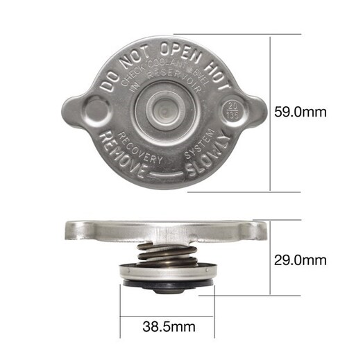 Tridon CA16110 Recovery Radiator Cap Same as CPC 532-16 16 psi 110 kpa