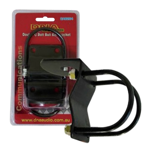 DNA CAB204 Black Bull Bar Bracket Double U Bolt Type Ideal for Use with CB UHF