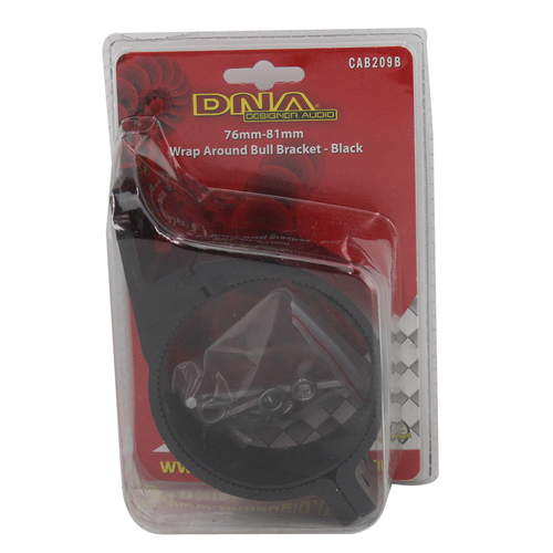 DNA CAB209B Universal Black Bull Bar Bracket for 76-81mm Dia Bars x1