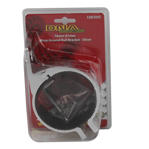 DNA CAB209S Universal Silver Bull Bar Bracket for 76-81mm Dia Bars x1