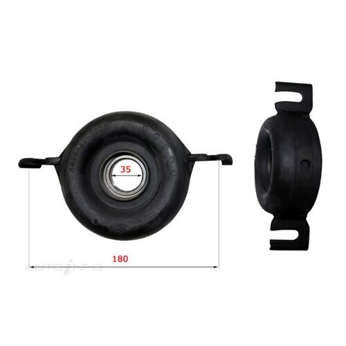 B/W CB925 Tail Shaft Centre Bearing 180mm for Ford Ranger & Mazda BT50 Check App