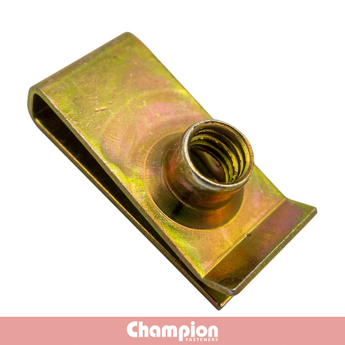 Champion CBP74 Panel Trim Fasteners Short Captive Nuts M6 x 1.00mm Pack of 50