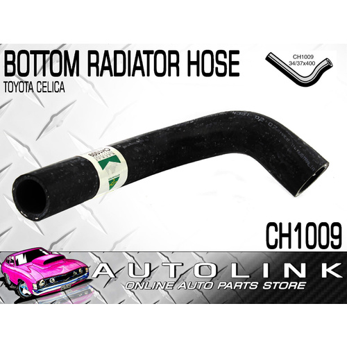 MACKAY BOTTOM HOSE CH1009 FOR TOYOTA CELICA RA23 RA40 2.0L 18RC 1975 - 1981 x1