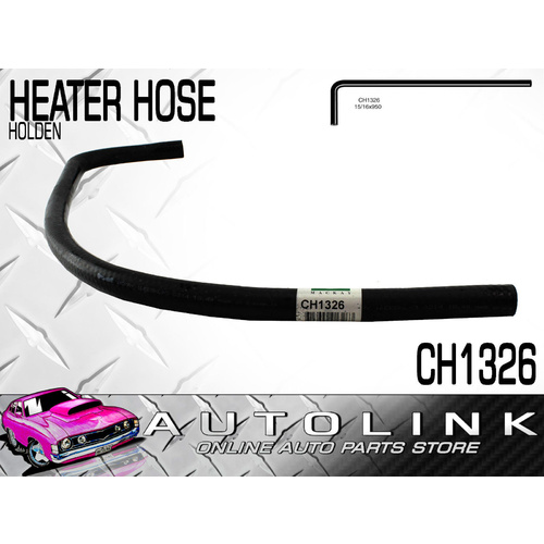 Mackay Heater Hose CH1326 for Holden Commodore VB VC 6Cyl 173 202 1978-1981