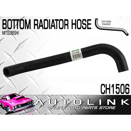 MACKAY CH1506 BOTTOM RADIATOR HOSE FOR MITSUBISHI MAGNA TM 2.6L 4G54 1985 - 1987
