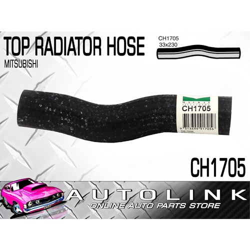 MACKAY CH1705 TOP RADIATOR HOSE FOR MITSUBISHI SF SG SH STARWAGON 2.4L 4G64