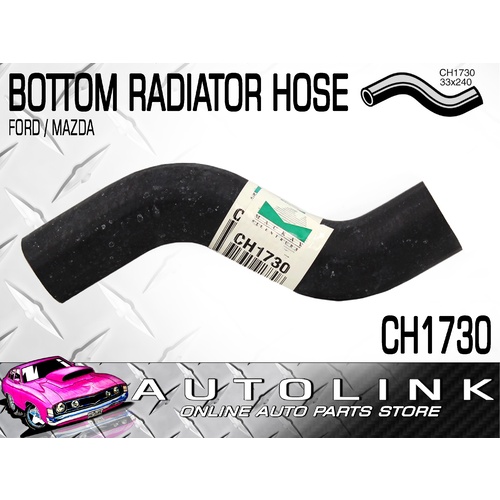 MACKAY CH1730 BOTTOM RADIATOR HOSE FOR FORD MAZDA MODELS