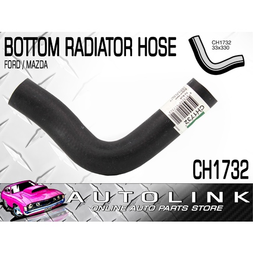 MACKAY CH1732 BOTTOM RADIATOR HOSE FOR FORD TELSTAR & MAZDA 626 MX6