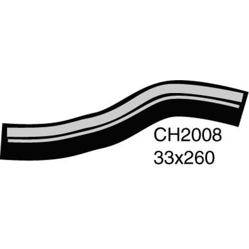 Mackay CH2008 Top Radiator Hose for Toyota HiAce RZH103 113 125 2.4L 2RZ