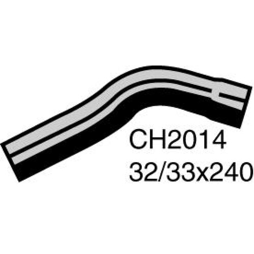 Mackay CH2014 Top Radiator Hose for Toyota 4Runner & HiLux 2.8L 3L Diesel
