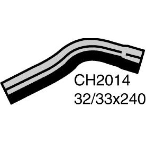 Mackay CH2014 Top Radiator Hose for Toyota 4Runner & HiLux 2.8L 3L Diesel