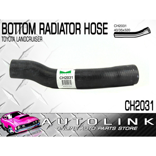 MACKAY BOTTOM RADIATOR HOSE FOR TOYOTA LANDCRUISER HZJ81 HDJ81 4.2L DIESEL 1HZ