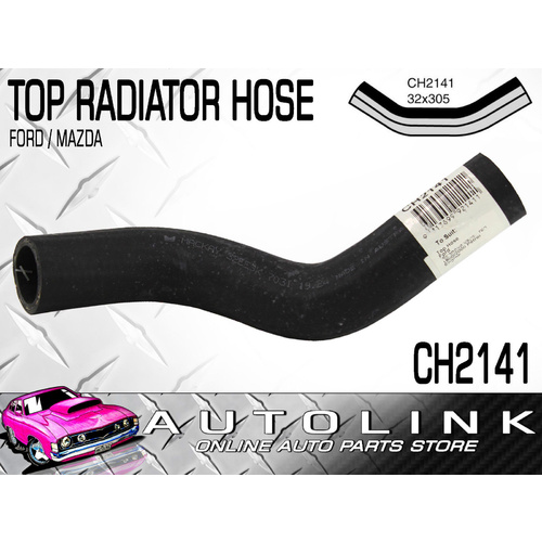 MACKAY TOP RADIATOR HOSE CH2141 FOR MAZDA E2000 4CYL 2.0L FE PETROL 1999 - 2001