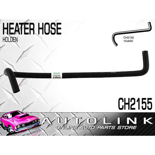 MACKAY HEATER TO ENGINE HOSE CH2155 FOR HOLDEN VP COMMODORE V6 3.8L 1991 - 1993