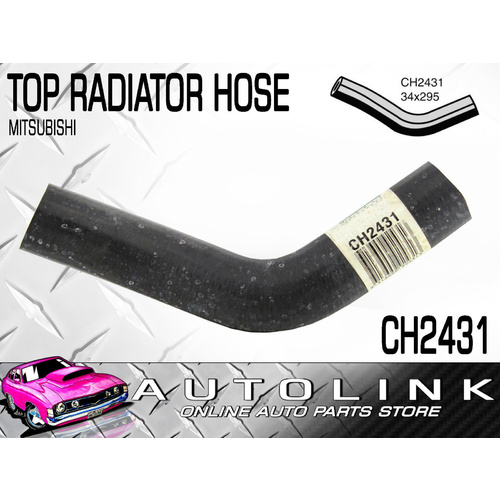 Top Radiator Hose CH2431 for Mitsubishi Magna TS 2.6L Carby to Pipe 94-96 