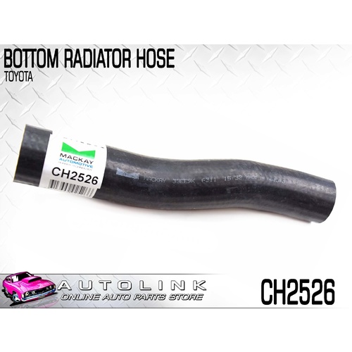 MACKAY BOTTOM RADIATOR HOSE FOR TOYOTA LANDCRUISER HZJ105 4.2L 1998-02 CH2526 
