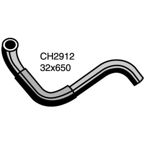 MACKAY CH2912 BOTTOM RADIATOR HOSE FOR NISSAN URVAN E24 2.4L Z24 1987 - 1993