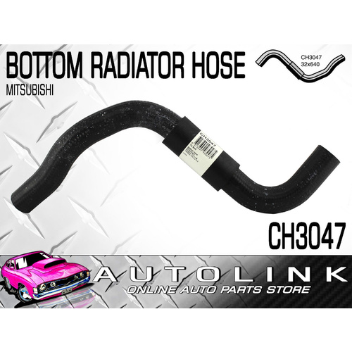 BOTTOM LOWER RADIATOR HOSE CH3047 FOR MITSUBISHI MAGNA & VERADA V6 3.5L 99 - 05