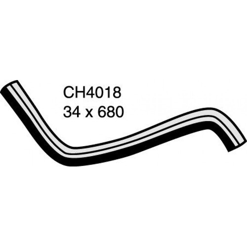 MACKAY CH4018 BOTTOM RADIATOR HOSE FOR MITSUBISHI V6 MODELS