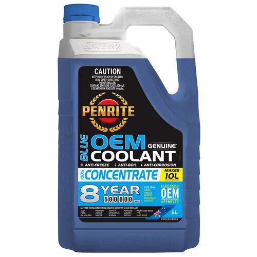 PENRITE BLUE COOLANT CONCENTRATE 8 YEAR 5L COOLBLUE005