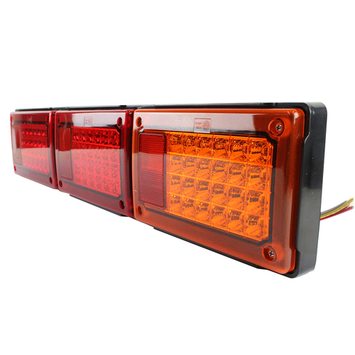 Whitevision CRL605LED Led Caravan RV Trailer Jumbo Combination Tail Lamp Light