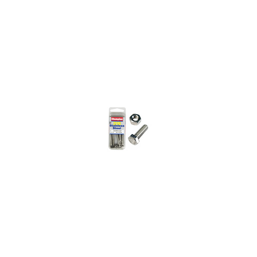 CHAMPION CSP40 316 STAINLESS STEEL METRIC BOLTS & NUTS 5mm x 35mm PACK OF 5