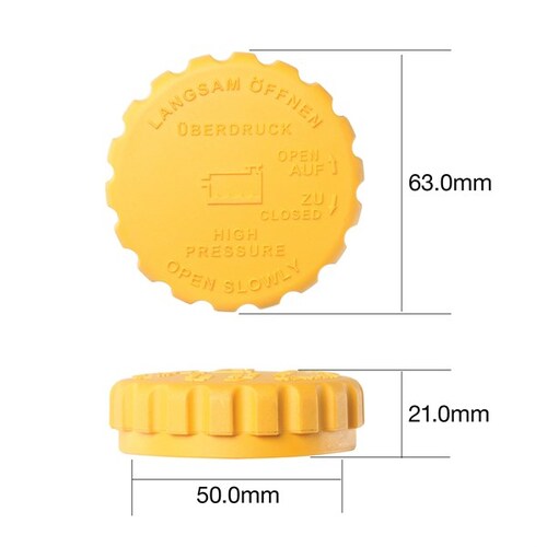 Tridon CU20135 Plastic Recovery Radiator Cap 135 KPA 20 PSI Check App Below