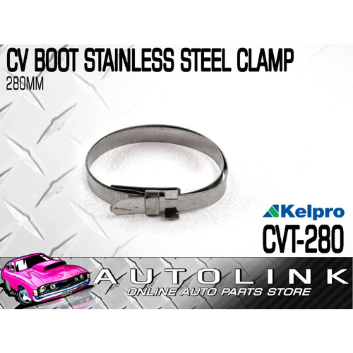 KELPRO CV BOOT STAINLESS STEEL CLAMP - 280MM x1 CVT-280