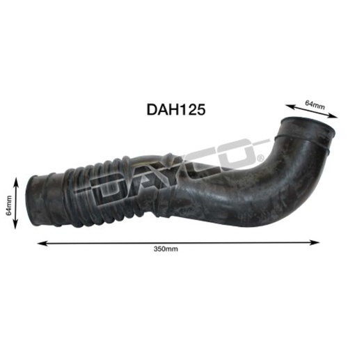 DAYCO AIR INTAKE HOSE FOR TOYOTA HIACE YH SERIES 4CYL 2Y 3Y 4Y 1982-89 DAH125 