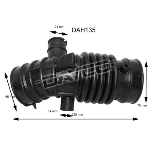 DAYCO AIR INTAKE HOSE FOR NISSAN PULSAR N16 1.6 & 1.8L 4CYL 2000-2006 DAH135 