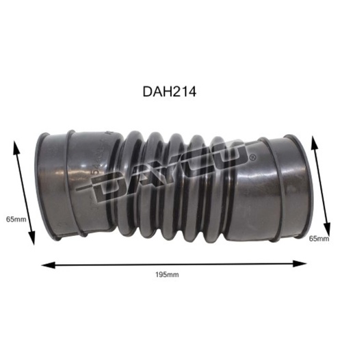 DAYCO DAH214 AIR INTAKE HOSE FOR TOYOTA HIACE LH SERIES 2.8L DIESEL 3L 1989-2000