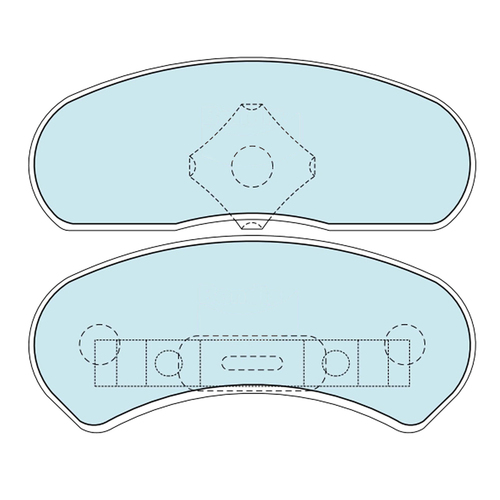 Bendix Rear Brake Pads for Ford Fairlane ZG ZH ZJ Models1973-1982 DB1046GCT 