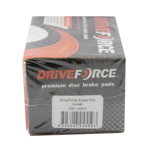 Drive Force DB1148DF Front Brake Pads for Nissan 240SX 1989-1993 & Cefiro 2.0L