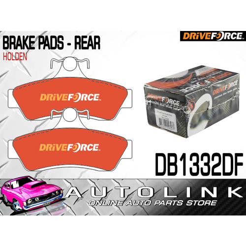 BRAKE PADS DB1332DF REAR FOR HOLDEN UTE VU VY VZ V6 & V8 2001 - 2007