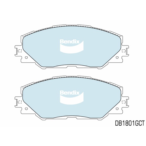 BENDIX FRONT BRAKE PADS FOR TOYOTA RAV4 4CYL 2005 - 2018 DB1801GCT