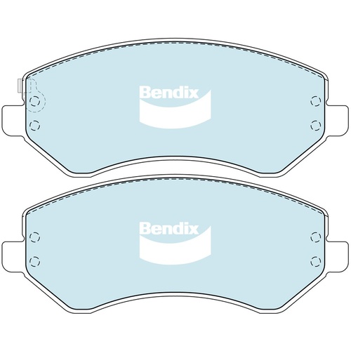 BENDIX DB1828-4WD FRONT BRAKE PADS FOR JEEP CHEROKEE MODELS