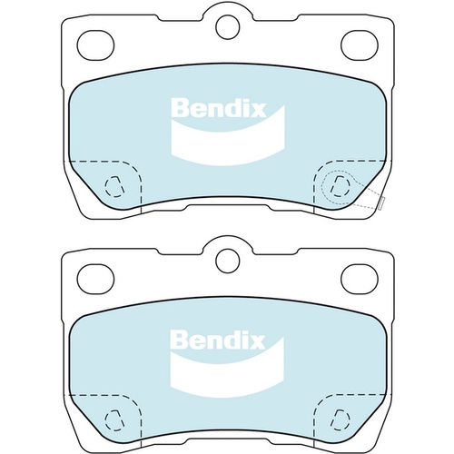 BENDIX DB1854GCT REAR BRAKE PADS FOR LEXUS & TOYOTA MODELS