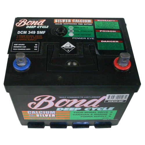 Bond Battery NS50 Deep Cycle for Ford Bronco 1981-1990 500CCA 60 Amp Hour