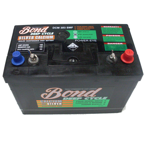 Bond Battery Deep Cycle Marine N70ZZL DCM383SMF for Caravan Boat 4WD 4x4 Car