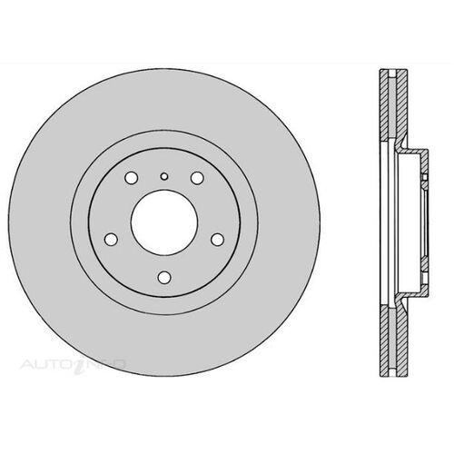 Protex DR1044 Front Disc Brake Rotor for Nissan Models x1