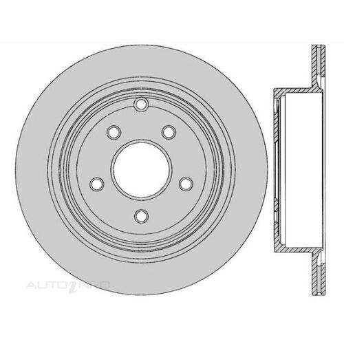 Protex DR12397 Rear Disc Brake Rotor for Infiniti & Nissan Models x1
