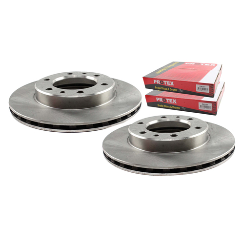 Protex DR151 Front Disc Rotors for Toyota Hilux LN106 RN105 8/1988-7/1997 x2