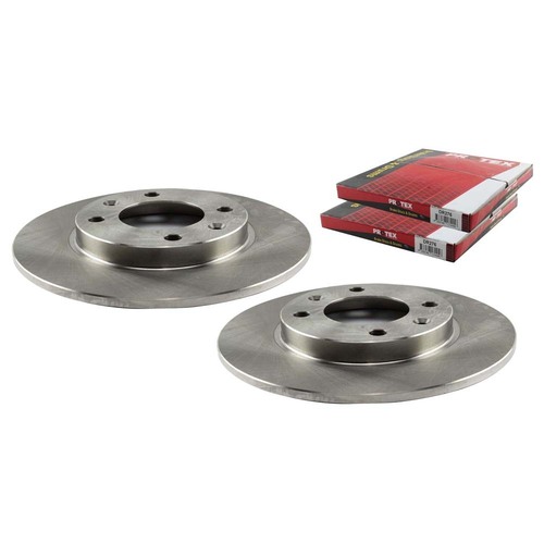 Protex Rear Disc Brake Rotors for Peugeot 206 4cyl Hatch 1999-2007 DR276 x 2