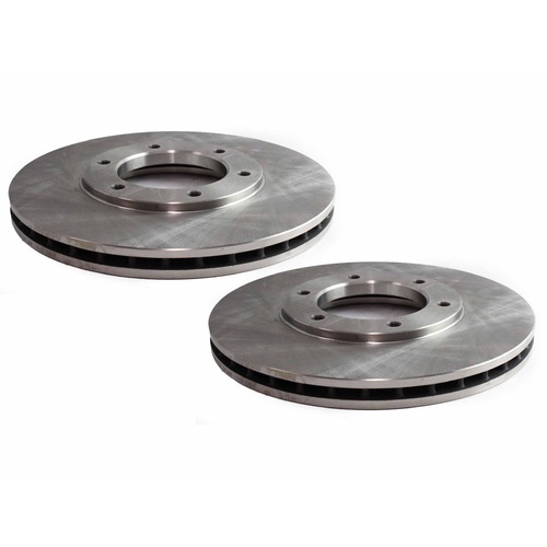 PROTEX FRONT DISC ROTORS FOR NISSAN GQ PATROL 4.2L PETROL 1992-1997 DR623 x2